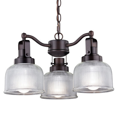 Roland 3 Light Mini Chandelier 8.5 Inch Tall and 16.5 Inch Wide by Vaxcel - H0275