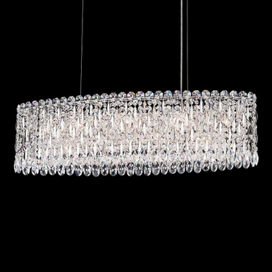 Sarella 12 Light Oversized Crystal Pendant 36 Inch Wide by Schonbek - RS8340N