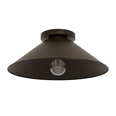 Skyflow 1 Light Outdoor Flush Mount 5.5 Inch Tall X 14 Inch Wide by Hunter - 46025