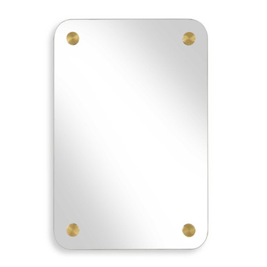 Hamrick Frameless Mirror 36 Inch Tall and 24 Inch Wide by uttermost - 08265