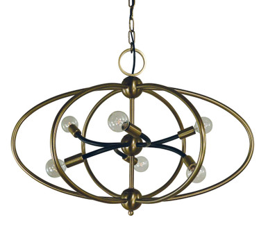 Orbit 6 Light Medium Chandelier by Framburg - 4948