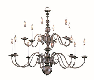 Jamestown 14 Light Oversized Foyer Chandelier by Framburg 9135 - 9135