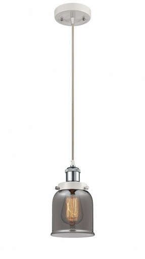 Bell 1 Light Cord hung Mini Pendant 10 Inch and 5 Inch Wide by Innovations - 916-1P-WPC-G53