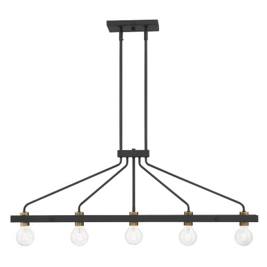 Ravella 5 Light Oversized Island Chandelier by Designers Fountain - 94238-bk