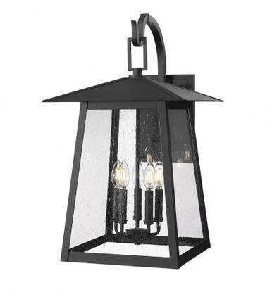 Rainer 5 Light Outdoor Wall Lantern by Z Lite - 5015XL-BK