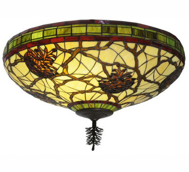 Pinecone - 36W 3 LED Flush Mount-24 Inches Wide by Meyda Tiffany - 110734