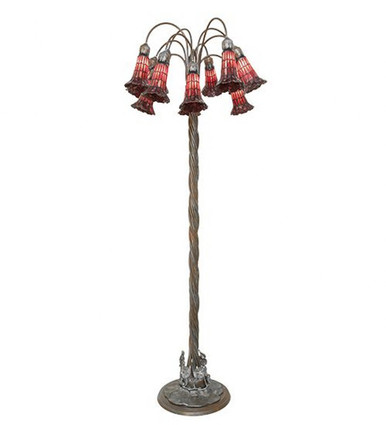 Pond Lily 12 Light Floor Lamp 61 In H and 25 In W by Meyda Tiffany 262129 - 262129