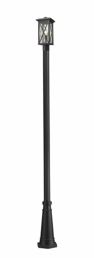 Brookside 1 Light Outdoor Post Mount Lantern 10 x 110.5 Inches by Z-Lite - 583PHMR-519P-BK