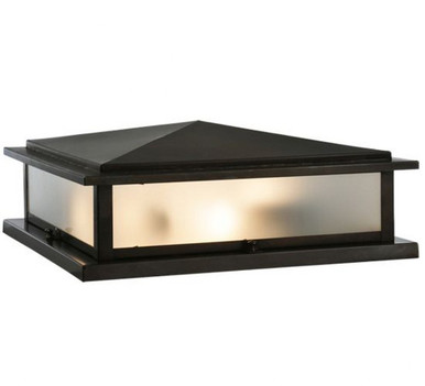Seneca Prime 4 Light Square Outdoor Pier Mount by Meyda Tiffany - 116060