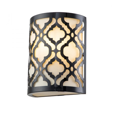Arabella One Light Wall Sconce by Lucas and McKearn - GN/ARABELLA1-BLK
