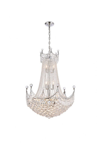 Corona 24 Light Large Chandelier by Elegant - V8949D30
