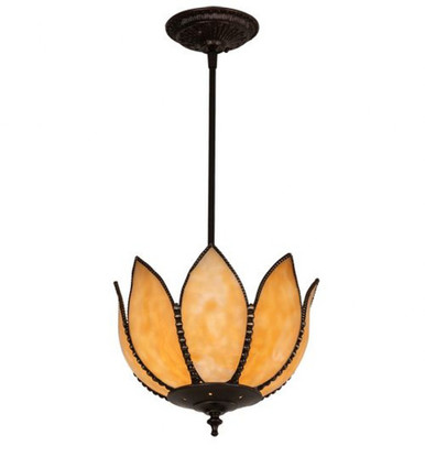 Tulip 1 Light Pendant 24 Inches Tall and 11 Inches Wide by Meyda Tiffany - 217492