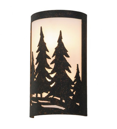 Tall Pines 2 Light ADA Wall Sconce 14 x 8 Inches by Meyda Tiffany - 150678