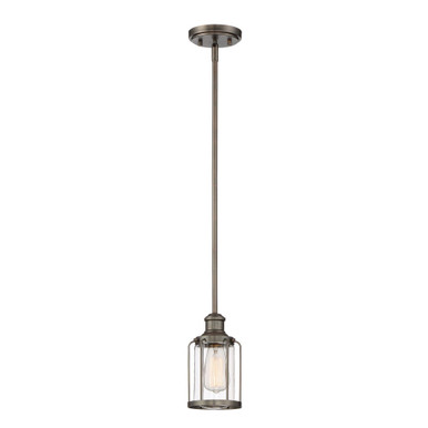 Anson 1 Light Mini Pendant by Designers Fountain - 91330-scb