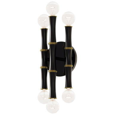 Kane 6 Light Wall Sconce 12 Inch Tall and 5.25 Inch Wide by Robert Abbey - KA_WS6_P