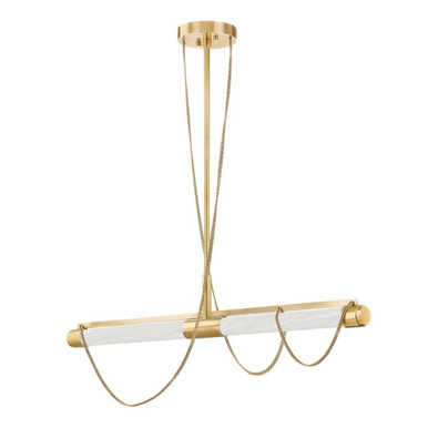Lariat 29W 2 LED Light Linear Small Pendant by Corbett - 463-02-VB