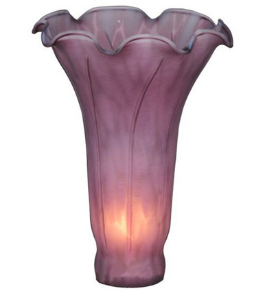 Lavender Pond 4 Inch x 6 Inch Glass Shade by Meyda Tiffany - 10694