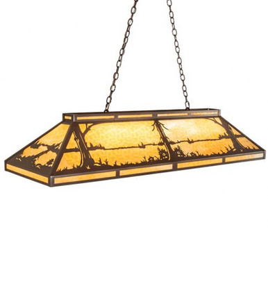 Quiet Pond 9 Light Oblong Pendant 27 x 18 Inches by Meyda Tiffany - 109153