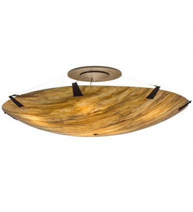 Araneta 168W 14 LED Semi Flush Mount 24 x 72 Inches by Meyda Tiffany - 167766