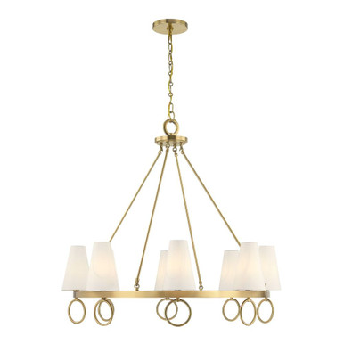Wilkes 8 Light Chandelier 32.75 Inch Tall and 36 Inch Wide by Savoy House - 1-4702-8-322