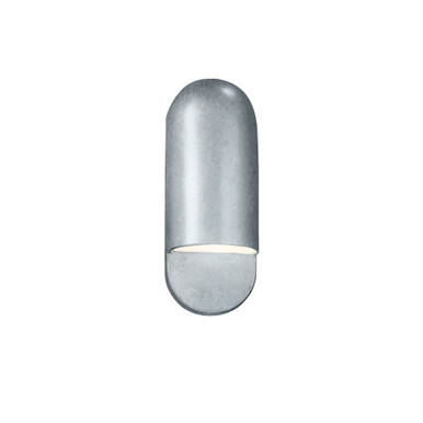 Ambiance 12W 1 LED Capsule ADA Outdoor Wall Sconce by Justice Design - CER-5620W-CONC-LED1-1000
