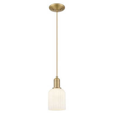 Bridal Veil 1 Light Cord Hung Mini Pendant 10 Inch Tall by Innovations - 716-1P-G559-5