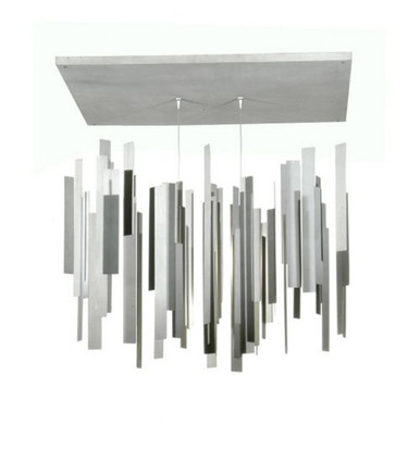 Feng Shui 2 Light Square Semi Flush Mount 36 x 51 Inches by Meyda Tiffany - 29224