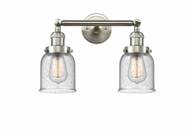 Bell 2 Light Adjustable Bath Vanity 10 Inch and 16 Inch Wide by Innovations - 208-SN-G54