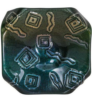 Metro Fusion Super Nova 2.5 Inch Square Plate by Meyda Tiffany - 148831