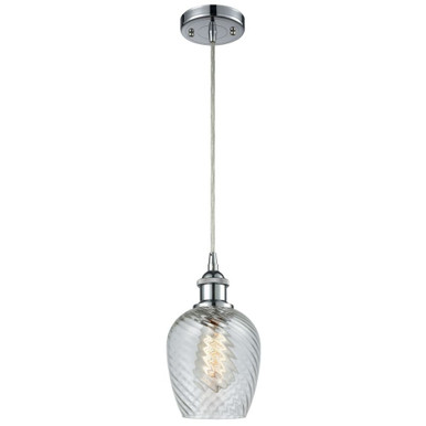 Salina 1 Light Cord Hung Mini Pendant 9.38 X 5.75 Inch Wide by Innovations - 516-1P-G292
