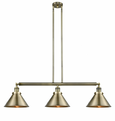 Briarcliff 3 Light Oversized Island Pendant by Innovations - 213-AB-M10-AB