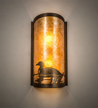Loon 2 Light Wall Sconce 18 x 9 Inches by Meyda Tiffany - 214485