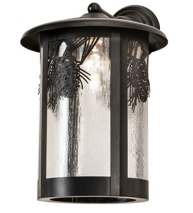 Fulton Winter Pine 1 Light Wall Sconce 18.5 x 12 Inches by Meyda Tiffany - 243346