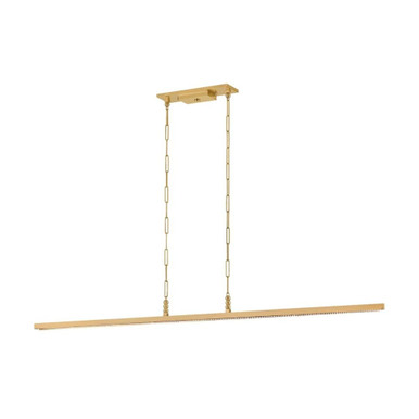 Cortina 56W 1 LED Linear Pendant 5 Inch Tall and 72 Inch Wide by Corbett - 550-01-VB