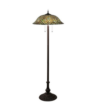 Fishscale Three Light Floor Lamp by Meyda Tiffany - 71245