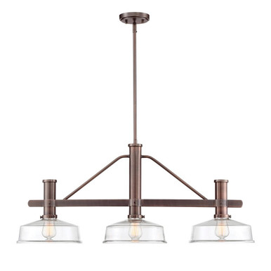 Carson 3 Light Oversized Island Pendant by Designers Fountain - 96538-scb