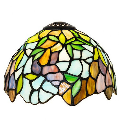 Tiffany Wisteria - Shade-5.5 Inches Tall and 8 Inches Wide by Meyda Tiffany - 265642