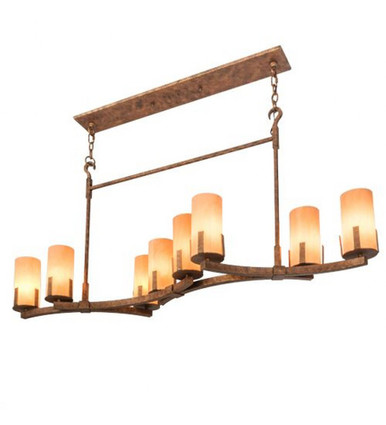 Cero 8 Light Oblong Chandelier 32 x 16 Inches Wide by Meyda Tiffany - 193968