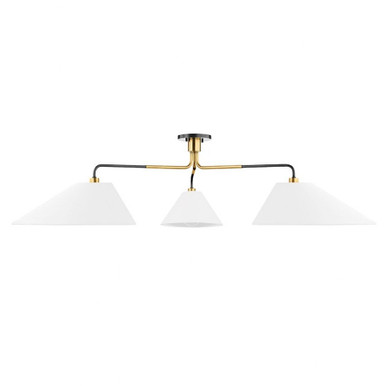 Duo 3 Light Oversized Chandelier by Hudson Valley - KBS1751803-AOB