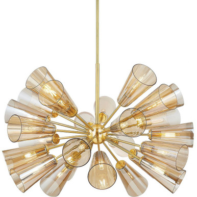 Hartwood 25 Light Oversized Chandelier by Hudson Valley - 2045-AGB