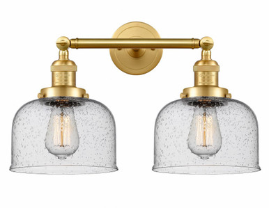 Bell 2 Light Adjustable Bath Vanity 12 Inch and 19 Inch Wide by Innovations - 208-SG-G74