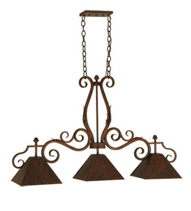 Pedra 3 Light Island Pendant 31 x 11 Inches by Meyda Tiffany - 127344