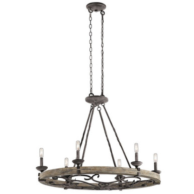 Taulbee 6 Light Small Oval Chandelier by Kichler - 43824wzc