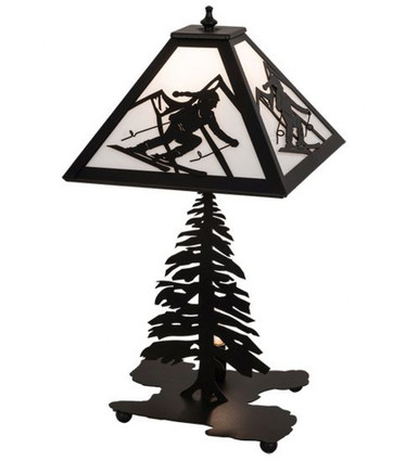 Alpine  1 Light Table Lamp 21 Inch H and 15.5 Inch W by Meyda Tiffany - 15425
