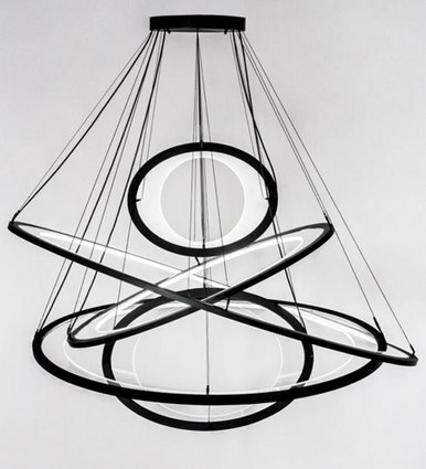 Anillo Ellipse 158W LED Cascading Pendant 11 x 43 Inches by Meyda Tiffany - 174918