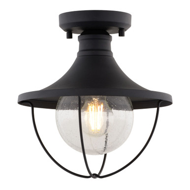Dunlap 1 Light Outdoor Flush Mount 10.75 Inch Tall X 10 Inch Wide by Vaxcel - T0780