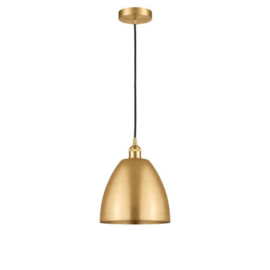 Edison Dome 1 Light Small Pendant 12.88 Inch Tall by Innovations - 616-1P-MBD-9