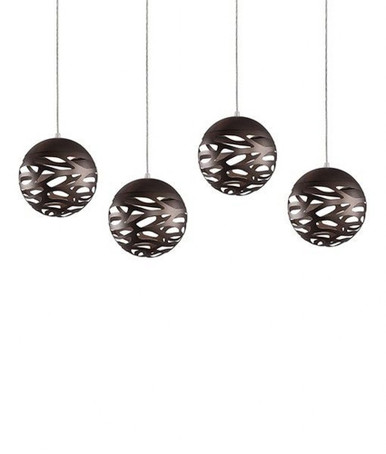 Neptune 31W 4 LED Light Linear Small Pendant by Kuzco - MP2504-BZ