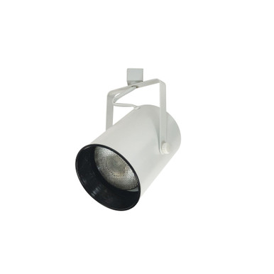 One Light Flatback Cylinder Track Head by Nora NTH-113W - NTH-113W