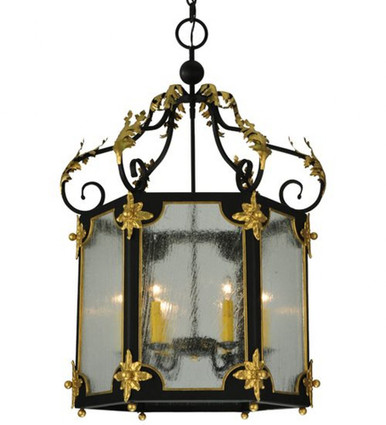 Ganser 6 Light Hanging Lantern Pendant 43.5 x 25 Inches by Meyda Tiffany - 132203